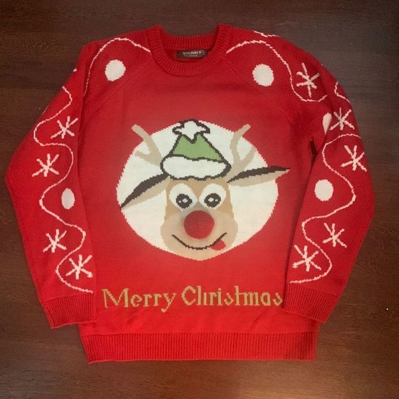 Rudolph Christmas Sweater - Picture 1 of 3